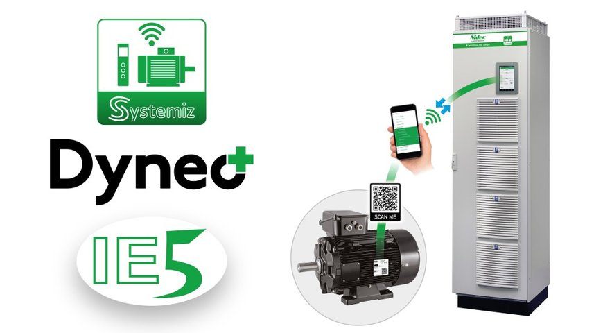 Dyneo+, the new range of connected motors with very high efficiency levels